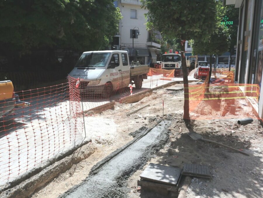 Σε πλήρη εξέλιξη τα έργα του Δήμου Λαρισαίων – Τερζούδης: Προσεκτικός σχεδιασμός ρυθμίσεων για τη μικρότερη δυνατή όχληση