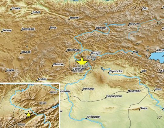 Ισχυρός σεισμός στην ανατολική Τουρκία