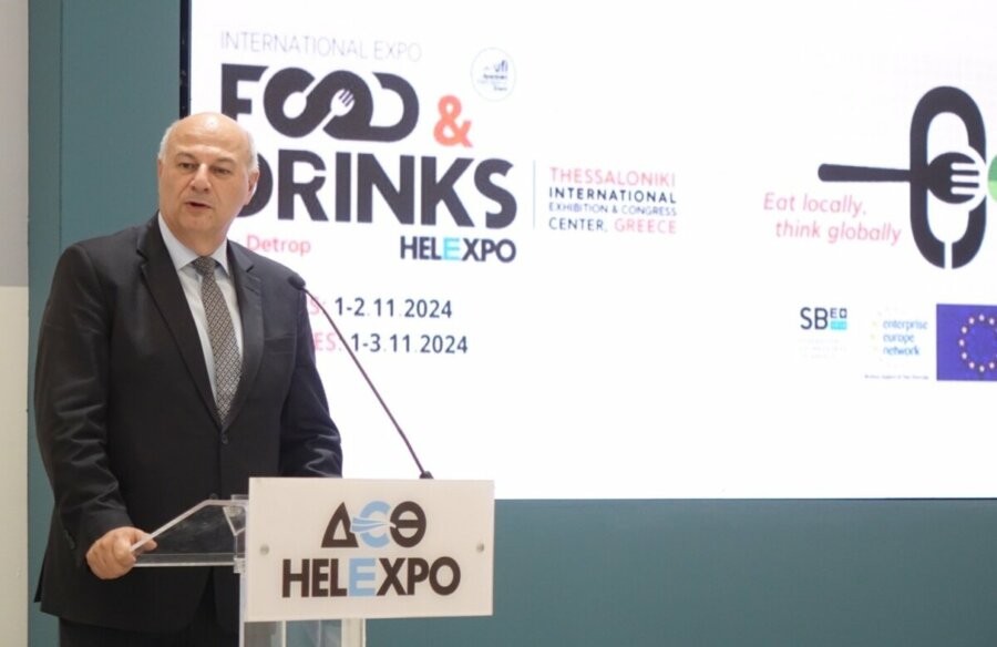 Εγκαίνια της έκθεσης Food & Drinks International Expo by Detrop: Κώστας Τσιάρας: Να ενισχύσουμε την εξωστρέφεια και την ανταγωνιστικότητα του κλάδου τροφίμων και ποτών