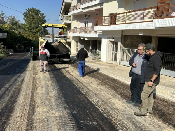 Στην τελική ευθεία το μεγάλο έργο της αποκατάστασης του εσωτερικού οδικού δικτύου στην πόλη των Φαρσάλων