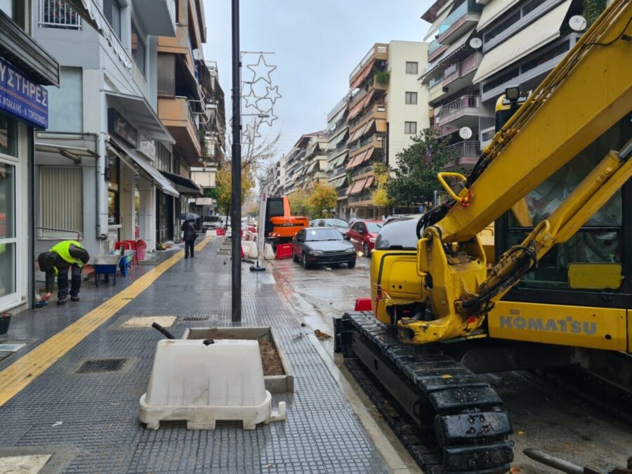 Συνεχίζονται οι εργασίες ανακατασκευής στην οδό Ανθίμου Γαζή – Σε ισχύ νέες κυκλοφοριακές ρυθμίσεις από αύριο, Σάββατο