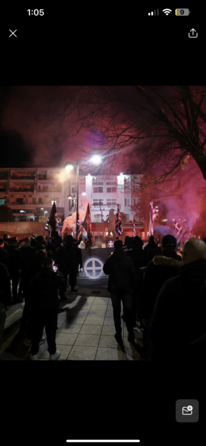 Κάψιμο Τουρκικής σημαίας – Εκδήλωση για τα Ίμια στα Φάρσαλα