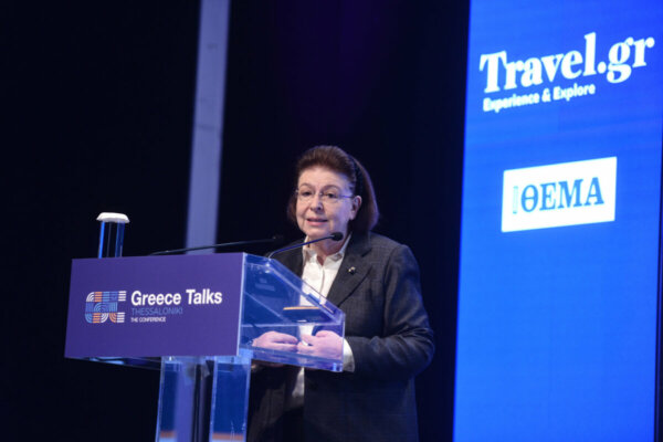 Λίνα Μενδώνη στο Greece Talks Thessaloniki: Η επιλογή «και Μετρό και αρχαία» έκοψε το γόρδιο δεσμό